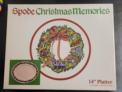 Spode Christmas Tree Memories Oval Platter 14''