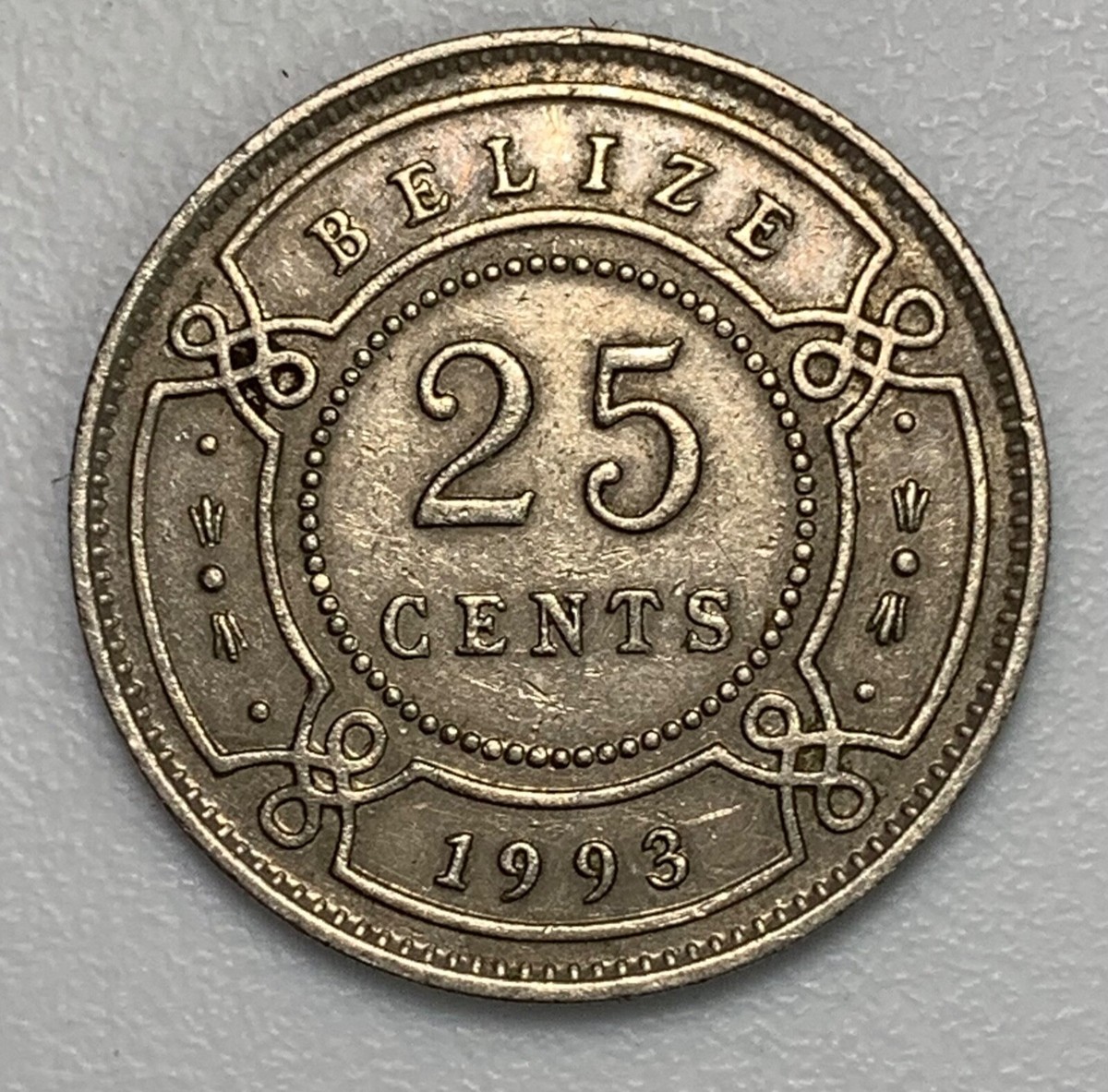 Belize 1993 - 25 Cents Copper-Nickel Coin - Queen Elizabeth II