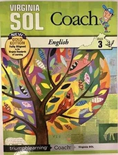 VIRGINIA SOL COACH, ENGLISH, GRADE 3 - Paperback By Triumph Learning - GOOD