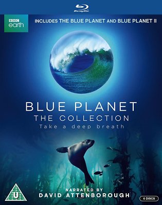 Blue Planet 1 + 2 Complete BBC Series I + II Blu ray Box Set David 