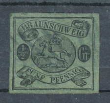 Braunschweig Mi 10a gestempelt tadellos