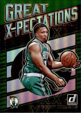 2019-20 Donruss Great X-Pectations Green Flood #12 Grant Williams Celtics