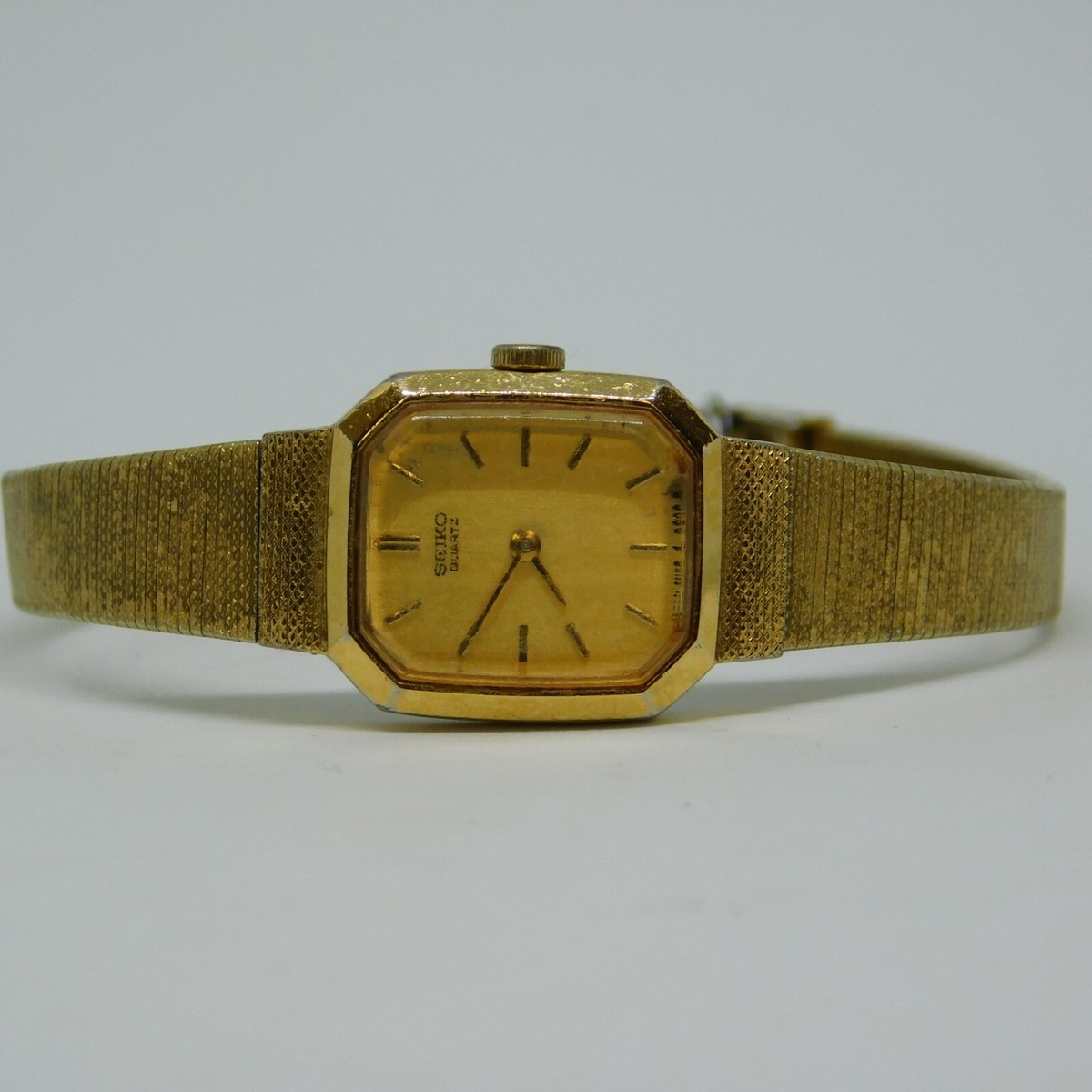 SEIKO 4N00-5130 Two-Hand Quartz Analog Women's Watch Sz. 7