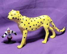 Figurine vintage CHEETAH animal adulte jouet plastique à la retraite LIVRAISON RAPIDE