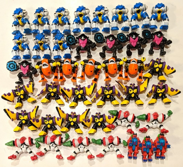 CHOOSE Vintage 1994 ZBots Action Figures * Galoob * Burger King & KFC