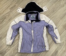 Gerry Womens Ski Snow Jacket Size S Purple White Vintage Ladies Snowboard 80’s