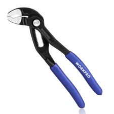 WORKPRO 7" Groove Joint Plier Water Pump Plier 42mm WideOpening Adjustable Plier