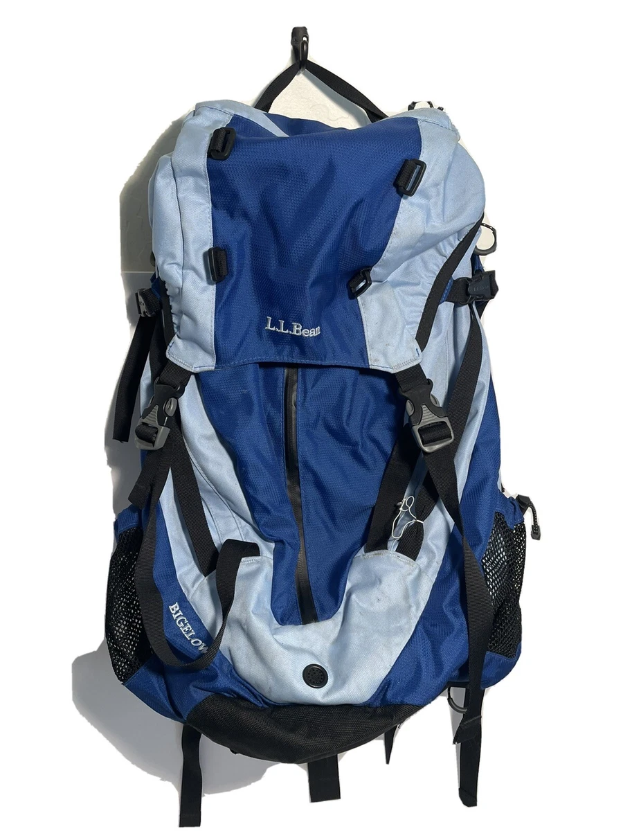 LL Bean Hiking Backpack Bigelow Internal Frame Camping Outdoor Blue Women’s