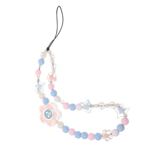 2 Count Mobilkette Von Blumenstern Telefongurte Telefon-Charm-Perlen - 第 5/12 張圖片