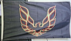 FIREBIRD TRANS AM 35" x 60" FLAG BANNER Gold & Red GM PONTIAC MAN CAVE RACING