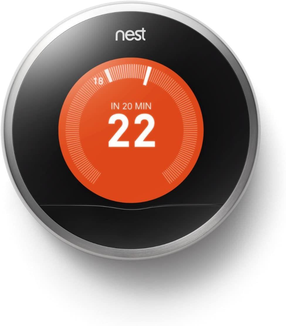 Google Nest Learning Thermostat and Heatlink | T200377 | Silver | eBay
