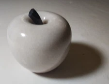 Crowning Touch 3 inch Tall Esquisite Stone Carved Apple NEW