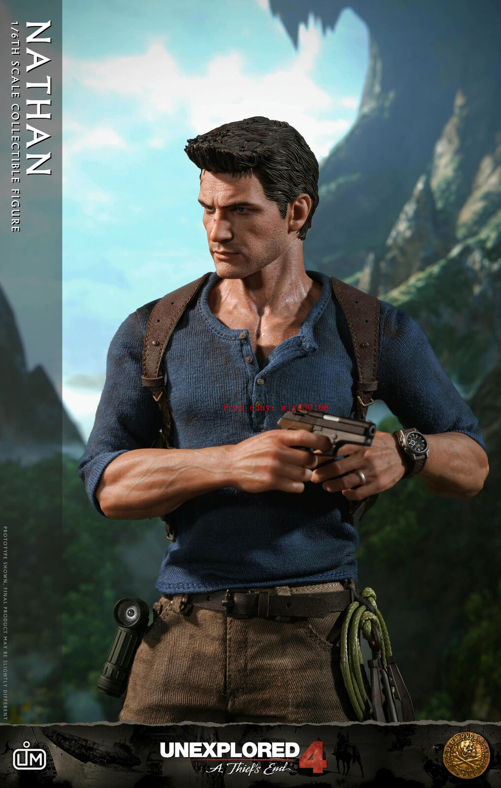 Para colecionadores: estátua de Nathan Drake com 69 cm custa mais de R$ 6,8  mil