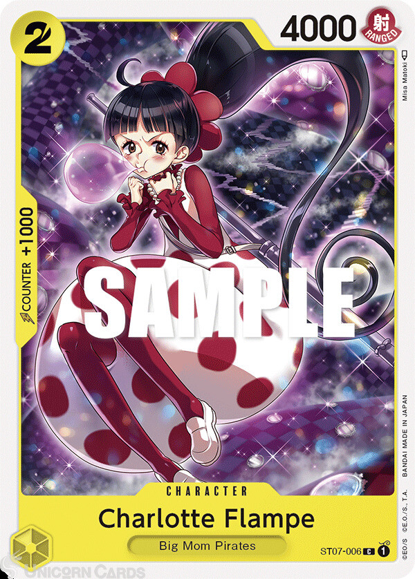 ST07-006 Charlotte Flampe :: Common One Piece TCG Card :: ST07: Starter Deck: Bi