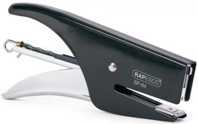 RAPESCO Heftzange SP-64 (6/4 & 21/4 mm), chrom / schwarz