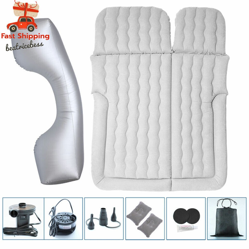 Inflatable Bed Mattress Car Truck SUV Back Seat Sleeping Beds W/ Air