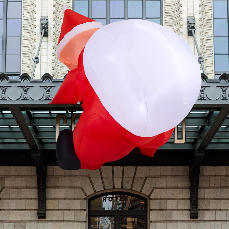 5.9 Ft Inflatable Santa Claus with LED Lights for Indoor Outdoor