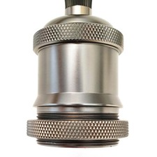 Ceiling Pendant Light Bulb Holder E27 Vintage Retro Industrial With Fabric Cord