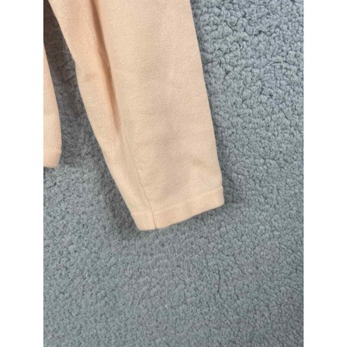 Villager by Liz Claiborne L Cardigan Embroidered Sweater Light Pink Pretty - Picture 8 of 9