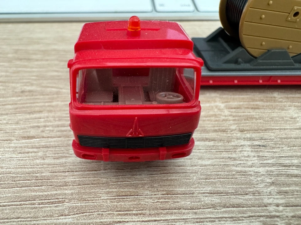 WIKING 503 Magirus Deutz Ribassato Autoarticolato 1:87 IN Ottime Condizioni Ovp - Immagine 2 di 3