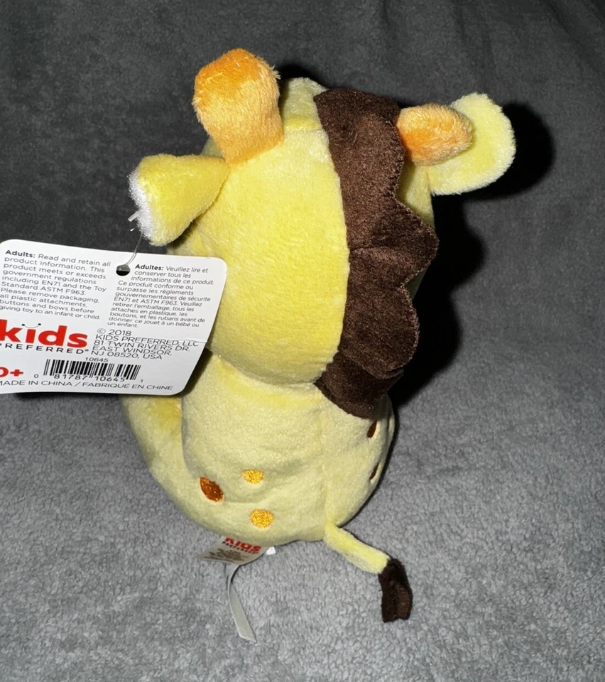 Juguete de peluche amarillo de 7" para niños preferido bebé jirafa Lovey Foto 2 de 3