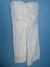 Marc By Marc Jacobs Cream Strapless Bustier Top Dress NWT Y2K Size 6 Angel