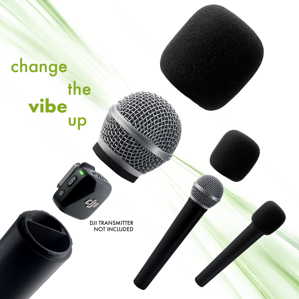 DJI Mic ➕ RODE Microphones DJI Mic Mini Pro Interview Handle Adapter -- Wireless