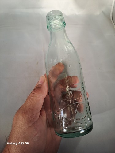 Laycocks Chester Löwe bildhafte halbe Pint Bierflasche um 1920 - Bild 4 von 7
