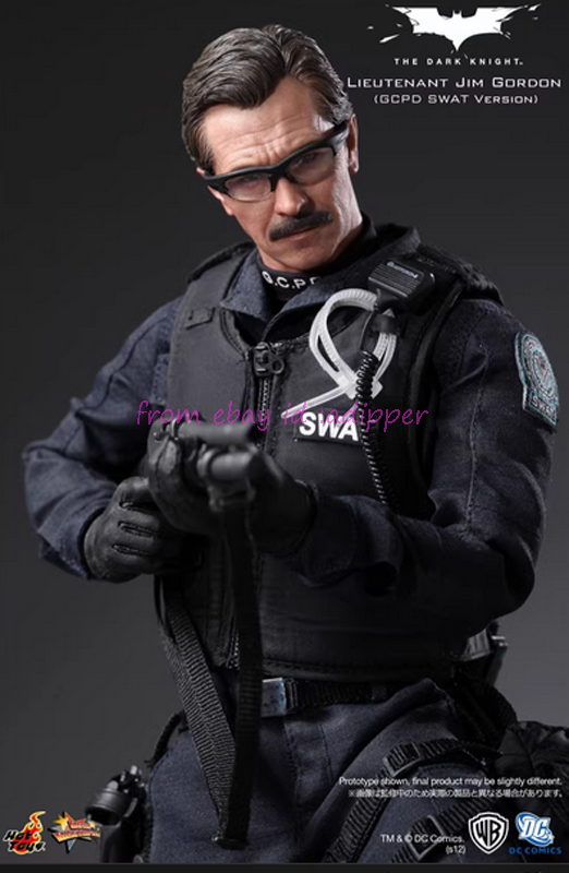 Ht Hot Toys 1/6 Mms182 The Dark Knight Jim Gordon Swat Action