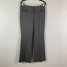 Express Editor Pants Womens Size 6 Flare Trousers Gray