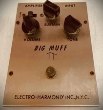 Electro-Harmonix Big Muff Pi Ver. 1 "Triangle" Knob Series Early 70s !