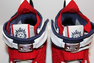 Men's Nike LeBron XVII 17 Red Graffiti Remix FP Basketball Shoes