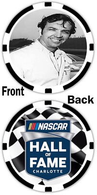 HERSHEL MCGRIFF - NASCAR HALL OF FAME - POKER CHIP - NASCAR, RACING, HOF