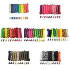 Paracord Planet 28 Parachute Cord & Buckle Combo Kits For Crafting DIY Projects