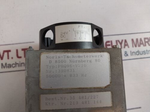 Noris PRQ96-VV10 Tachometer 24VDC 833 HZ 35 481/227 - Picture 6 of 7