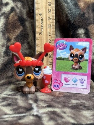 Littlest Pet Shop  Sweetheart Pets  German Shepherd Puppy LPS G7 New