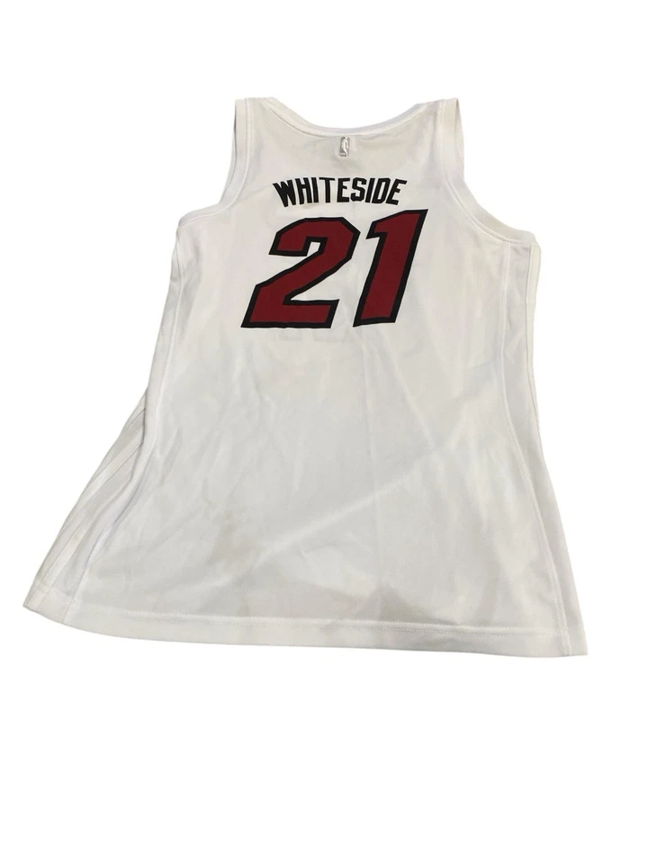 Camiseta Adidas NBA Miami Heat 21 Hassan Whiteide Mujer Usada Talla Grande R3  Foto 4 de 4