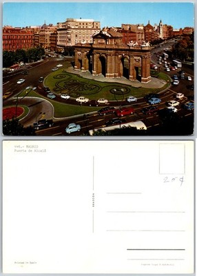 Continental Puerta De Alcala Madrid Postcard