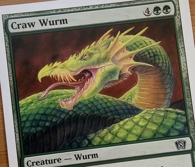 X 1 Craw Wurm NM-M 8th Edition 239 MTG Magic The Gathering