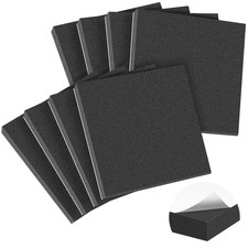 MYFAMIREA 8 PCS Adhesive Foam Padding Sheets Closed Cell Self 4 x 4 x 1/2 IN