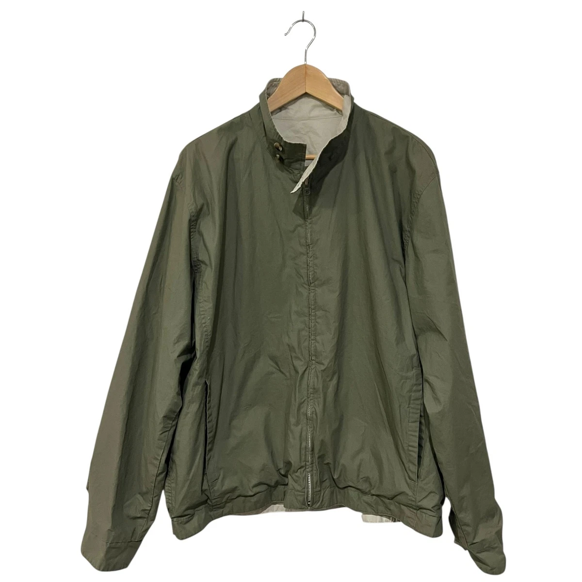 Lands' End Green Windbreaker Coats, Jackets & Vests for Men for