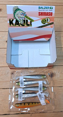 5 × Balzer SHIRASU KAULI RELOADED 12.5cm Rubber Fish NEW Fishing Lures Predator