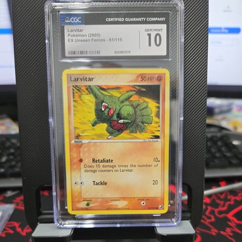 Larvitar graded CGC 10 for sale on eBay