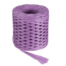 219 Yard Raffia Paper Craft Ribbon, Raffia Twine String, Purple