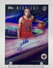 2025 Topps Midnight Noa Essengue RC Auto Rookie Horizon Signatures Bulls 🔥