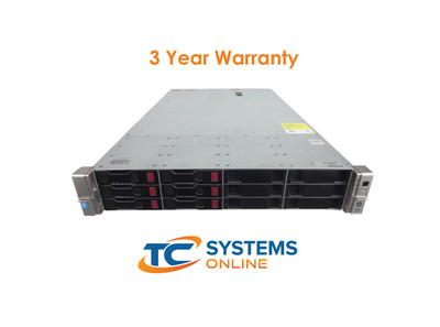 HPE DL380 G9 12x3.5 2x E5-2637V3 3.5ghz =8C/16T 128GB 6x 6TB SAS P816i