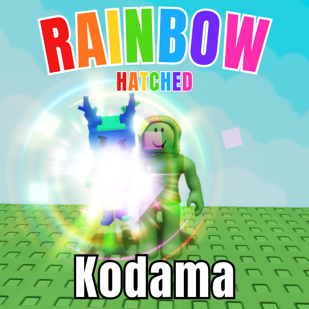 ROBLOX┃Grow A Garden┃🌈 RAINBOW Hatched Kodama ☯┃Same Day Fast Delivery 🚚