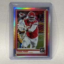 2025 Panini Donruss Optic Chris Jones Silver Holo Prizm #82 Chiefs