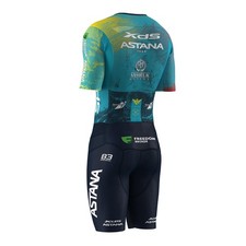 Herren Astana Team Radtrikot Radsport Body Radsport Overall Triathlon Rennen