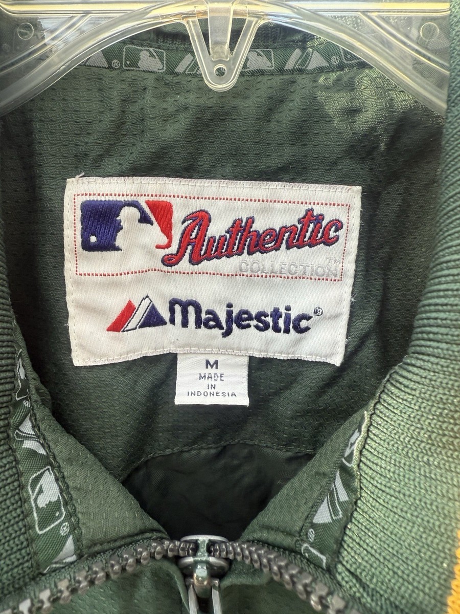 Oakland Athletics A's Majestic MLB Green Jacket Authentic